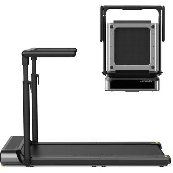 KingSmith WalkingPad R3 Hybrid+ Foldable Treadmill - Home Office Walking pad with 12km/h Speed, 120kg Max User Weight, WP440Q4, BLACK