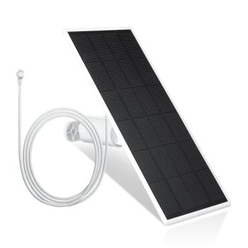 Wasserstein Solar Panel for Google Nest Cam Outdoor or Indoor, Battery - with 2.5W Solar Power - Made for Google Nest